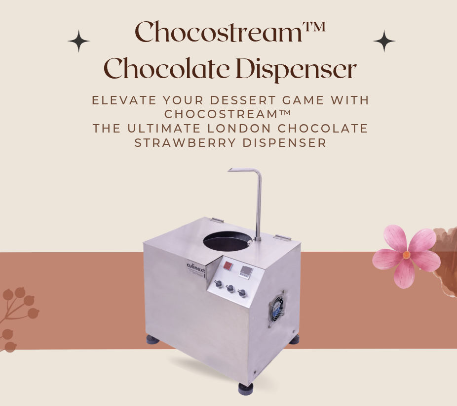 Chocostream™ chocolate dispenser machine by Culinext