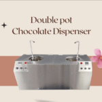 Culinext double pot chocolate dispenser with stainless steel build