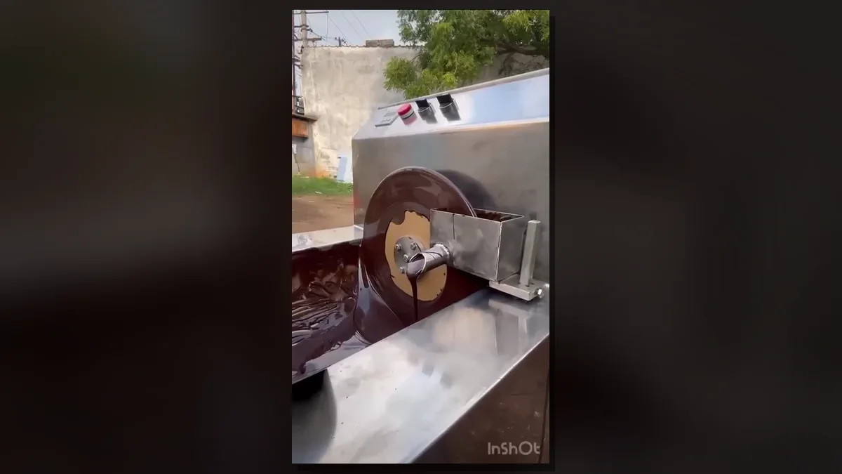 Culinext 15 kg wheel tempering machine working demonstration